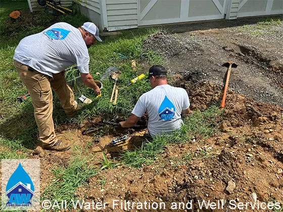 Installing a Water Shut Off Valve to a New Water Line